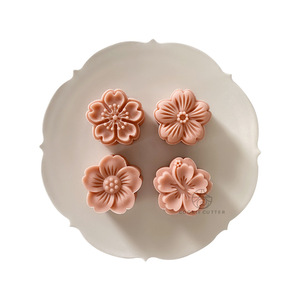 50g Hoa Đậu Xanh bánh tuyết Da bánh trung thu khuôn nhựa ép trà Snack Quảng Đông tráng miệng công cụ nướng - Product Image 5