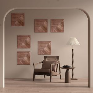 Panneau mural 3D en PVC, papier peint autocollant, carreaux autocollants, texture bois acoustique, autocollant de luxe pour plafond de <span class=keywords><strong>cuisine</strong></span> - Product Image 5