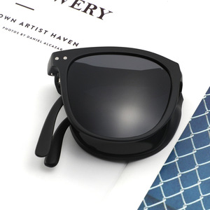 Lunettes de soleil pliantes TR90 UV400, verres polarisés TAC, unisexes, pour la protection solaire, les voyages, la conduite, les tenues tendance - Product Image 4