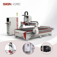 Máquina CNC Router ATC A4-1325/2030-L8-E para Trabajos en Madera, Arte 3D y Escultura/Intarsia en Madera