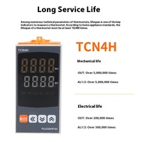 Contrôleur de température intelligent numérique PID TUOBANG TCN4H 48*96mm, relais à semi-conducteurs, double sortie, thermostat industriel OEM