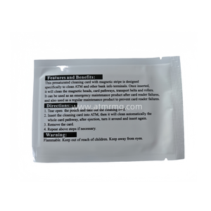 Pièces de distributeur automatique de billets, lecteur de cartes NCR, <span class=keywords><strong>carte</strong></span> de nettoyage codée 998-0052929 - Product Image 3