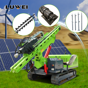 Trình điều khiển cọc thủy lực tại chỗ có thể được sử dụng như một Giàn Khoan quang điện xoay 360 độ cho kỹ thuật cầu - Product Image 1