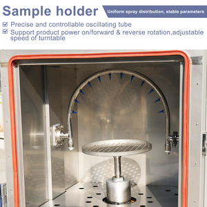 IPX3 IPX4 방수 시험 챔버 환경 시뮬레이션 시험 장비 IP34 방수 테스터 속도 조절 가능 - Product Image 5