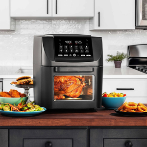 Freidora de Aire Francesa <span class=keywords><strong>Gourmia</strong></span> de 14 Qt, Horno Todo en Uno con Asador, Pantalla Digital, 12 Programas Preestablecidos, Asar, Hornear, Grillar, Deshidratar, Apto para Lavavajillas - Product Image 4