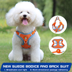 Longue durée de vie, laisse de chien pratique, petite et mignonne, en corde d'escalade, gilet mains libres pour chiens - Product Image 2