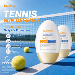 Crème solaire SPF50+ PA+++ pour le tennis, protection UVA UVB, légère, non grasse, pour le visage et le corps, usage quotidien en extérieur - Product Image 6