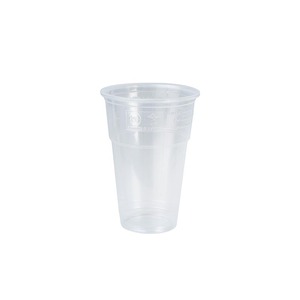 Vaso transparente de plástico polipropileno, 250/300 mL, 50 unidades/paquete - Product Image 1