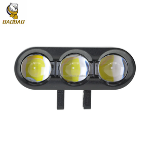 Projecteur LED 3 yeux en aluminium, phare à 3 lentilles pour motos, ampoule LED, projecteur pour motos Kawasaki <span class=keywords><strong>GTO</strong></span> - Product Image 4