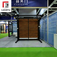 Porte de garage semi-enterrée en aluminium à ouverture rapide, type volet roulant turbo, pour entrée de duplex