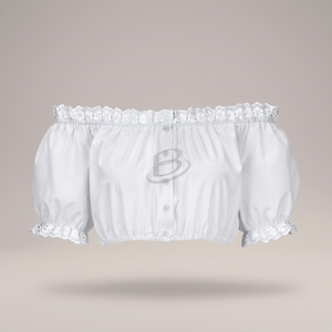 Liitoktoberkes — t-shirt manches courtes pour femmes, à la mode, traditionnel, en coton, chemise dame, Blouse allemande - Product Image 3