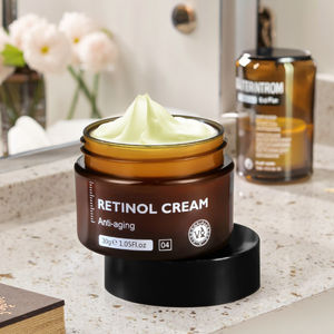 Creme de Retinol Hidratante Antirrugas Firmador que Suaviza Linhas de Expressão e Antienvelhecimento Creme de Noite sem Álcool para Cuidados com a Pele - Product Image 1