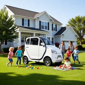 Leo <b>Electric</b> <b>UTV</b> 64V 2WD Fully Enclosed For Seniors Recreation - Product Image 2