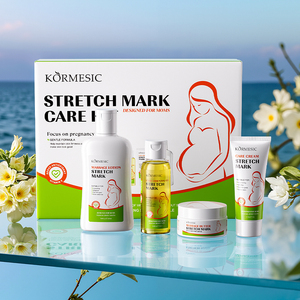 KORMESIC – Lot de Soins Corporels Anti-Vergetures en Gros : Crème Raffermissante et Nourrissante, Huile Essentielle, Beurre de Massage - Product Image 2