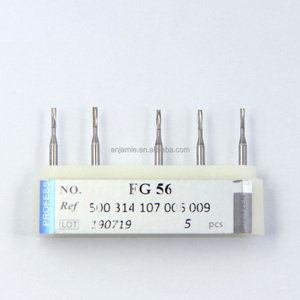 Đầu mài nha khoa hình trụ, cắt thẳng, 5 cái/hộp - Product Image 1