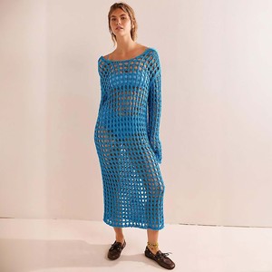 เสื้อไหมพรมแขนยาวเซ็กซี่แบบใหม่สำหรับวันหยุดพักผ่อนริมชายหาด - Product Image 6
