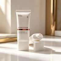 Tube souple cosmétique en plastique blanc mat avec bouchon à vis pour après-shampoing, lotion, crème hydratante et soins de la peau (vide)
