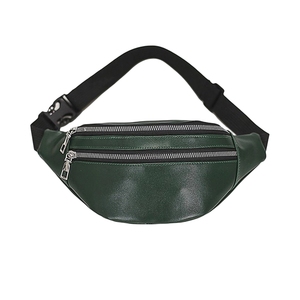 Riñonera Impermeable Unisex con Cierre de Cremallera, Riñonera de Piel Sintética para Mujer en Color Champán - Product Image 5