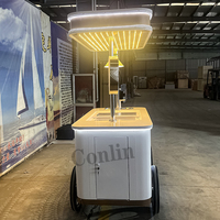 Vitrine à glaces très vendue, petit camion à glaces, chariot à glaces à vendre