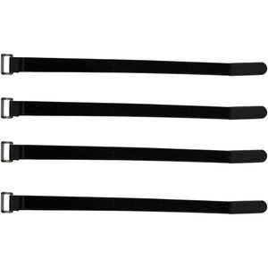 Sangles de hockey EALER noires réglables, durables, en nylon et caoutchouc haute résistance, ajustement universel, accessoires de hockey sur glace - Product Image 4