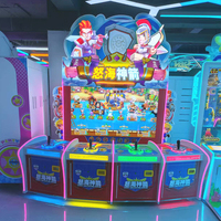 Équipement d'arcade en gros à monnayeur avec système de rédemption de tickets pour 4 joueurs, personnalisable en anglais