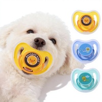 Jouet à mâcher apaisant en silicone anti-aboiement pour chiot, sucette sans BPA de qualité alimentaire, jouet de dentition pour petits et moyens chiens
