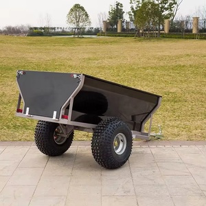 Remorque à bois pour ATV de petite taille avec certificat CE pour utilisation à la ferme et au jardin, remorque à boîte pour ATV galvanisée à <span class=keywords><strong>vendre</strong></span> - Product Image 2