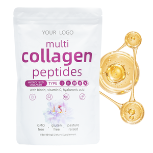 Poudre de peptides multi-collagène de qualité supérieure avec mélange naturel d'acide hyaluronique pour une nutrition quotidienne Multi collagène - Product Image 2