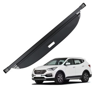 Cubierta Retráctil para <span class=keywords><strong>Maletero</strong></span> de Coche para <span class=keywords><strong>Hyundai</strong></span> <span class=keywords><strong>Santa</strong></span> <span class=keywords><strong>Fe</strong></span> 7 Plazas 2013-2017, Estante Trasero para Paquetes, Cortina de Seguridad - Product Image 2
