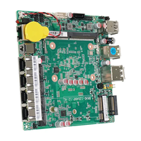 BKHD OEM 1264NP-12 Nano ITX Carte Mère 4 * Lan 2.5G Ethernet DDR5 M.2 Intel N100 I3 N305 Carte Mère pour Pare-Feu Routeur MINI PC