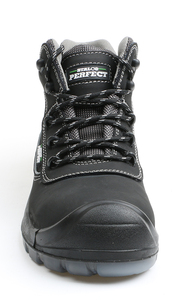 Aimboo - Calzado de Seguridad Ligero y Popular para Mujer, con Puntera de Acero, Cuero Genuino, Calzado de Seguridad Medio, Calzado Industrial SRC para Hombre - Product Image 4