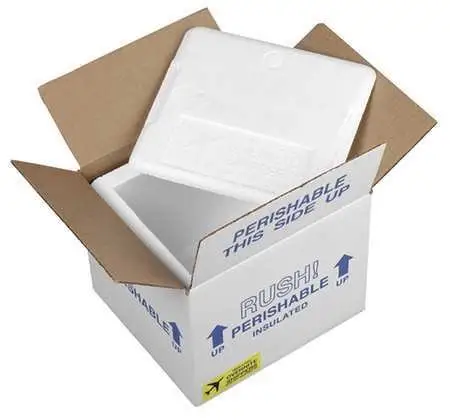 บริษัท จีนอาหารแช่แข็งอาหารทะเลบรรจุภัณฑ์ขนส่งกล่องกระดาษฉนวนกล่องจัดส่งโฟม