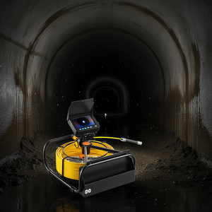 Cámara de Inspección de Tuberías Db Wholesale, 20M, Pantalla de 4.3 Pulgadas, Lente de 8mm, IP68 Impermeable, Visión Nocturna, Almacenamiento en Tarjeta SD - Product Image 2