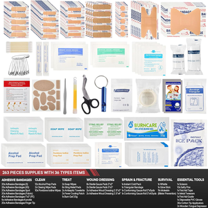 Trousse de premiers soins miniature ORI-POWER 150 pièces, étanche, coque rigide, pour la maison, la voiture, les voyages, le camping, les camions, la randonnée, les sports, le bureau - Product Image 3