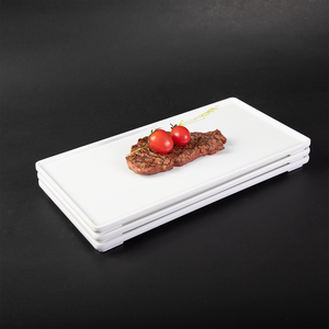 Yüksek kaliteli dikdörtgen melamin hizmet biftek tabağı japon sofra suşi beyaz melamin tabak kırılmaz yemek tabağı - Product Image 4
