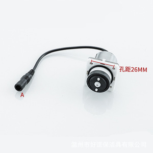 Válvula de descarga con sensor de acero inoxidable DC6V, válvula solenoide empotrada para urinario, diseño minimalista - Product Image 5