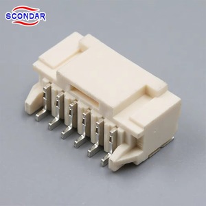 หัวต่อแบบมุมฉาก SCONDAR 2.0 มม. SMD ใช้ร่วมกับหัวต่อ JST PA รุ่น SM02B SM03B <span class=keywords><strong>SM04B</strong></span> SM06B SM07B SM08B ผ่านการทดสอบ <span class=keywords><strong>1</strong></span> TBT TB LF SN - Product Image 1
