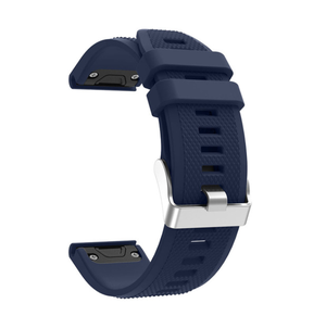 Bracelet de montre en silicone à libération rapide 20mm 22mm 26mm à grain croisé compatible <span class=keywords><strong>Garmin</strong></span> Fenix 6X 6 6S Pro 5X <span class=keywords><strong>5</strong></span> <span class=keywords><strong>5S</strong></span> Plus - Product Image 5