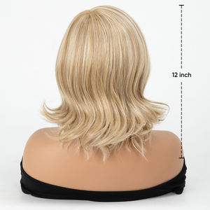 Pelucas Futura Premium sin Pegamento con Ondas Naturales al por Mayor, <span class=keywords><strong>Cabello</strong></span> Kanekalon Sintético, Pelucas con Frente de Encaje Mono, Pelucas de Monofilamento para Mujer - Product Image 3