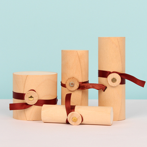 Eco friendly cosmetic wooden packaging 20g bamboo secend package craft gift box