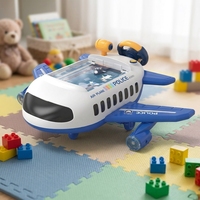 Volant de jeu électrique pour enfants, simulateur de conduite d'avion interactif, jouet console de jeu avion géant