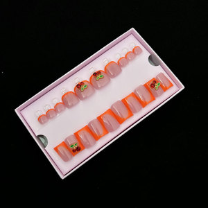 Cajas con Logotipo Personalizado al por Mayor, Juego de <span class=keywords><strong>Uñas</strong></span> Acrílicas Hechas a Mano 100%, <span class=keywords><strong>Uñas</strong></span> Postizas para Manos y <span class=keywords><strong>Pies</strong></span>, Kit de <span class=keywords><strong>Uñas</strong></span> Acrílicas - Product Image 3