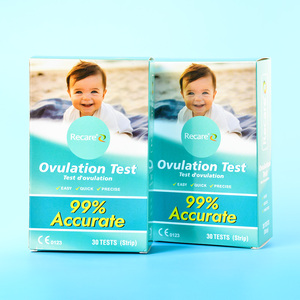 Bandelettes de test d'ovulation Recare, précision de 99 %, détection de la crête de LH pour la planification de la fertilité - Product Image 2