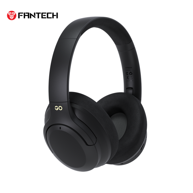 FANTECH WH05A Wireless Headset BT ANC and ENC Headphone Long Battery Life 40mm Drivers Boosts PC Gaming Wired Over-Ear Headset