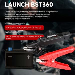 LAUNCH BST-360 Analizador de Baterías con Clip de Prueba 6V-16V para X431 V+ V PRO3S+ PAD V BST360 BT - Product Image 4