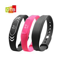 Bracelet intelligent NFC SW10 pour partage sur les réseaux sociaux, bracelet fin personnalisé NFC, bracelet RFID en silicone