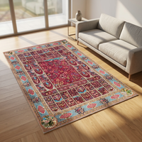 Luxury Persian Handmade Pure Silk Carpet Modern Designer Hand Knotted Anti-Slip Rug Premium Living Room Home Decoration Villa