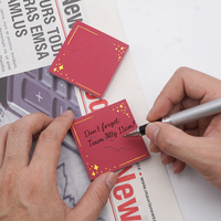 Bloc-notes combiné Notes autocollantes auto-adhésives Feuille mobile Caractéristique Papeterie scolaire Papier Notes autocollantes pour étudiants Enfants