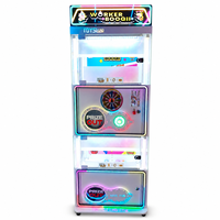 Mini Distributeur de Jouets en Capsules Transparentes, à Monnayeur, Grue Commerciale pour Centre de Jeux, Machine d'Arcade à Prix et Cadeaux pour Enfants et Adultes