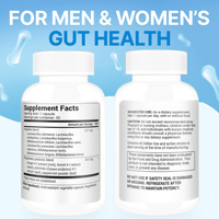 Suplemento Probiótico Premium de 60 Mil Millones de Probióticos, Apoyo para la Salud Intestinal, Probióticos para la Salud Digestiva, 30 Cápsulas